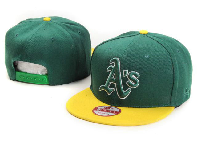 MLB Oakland Athletics Snapback Hat NU06